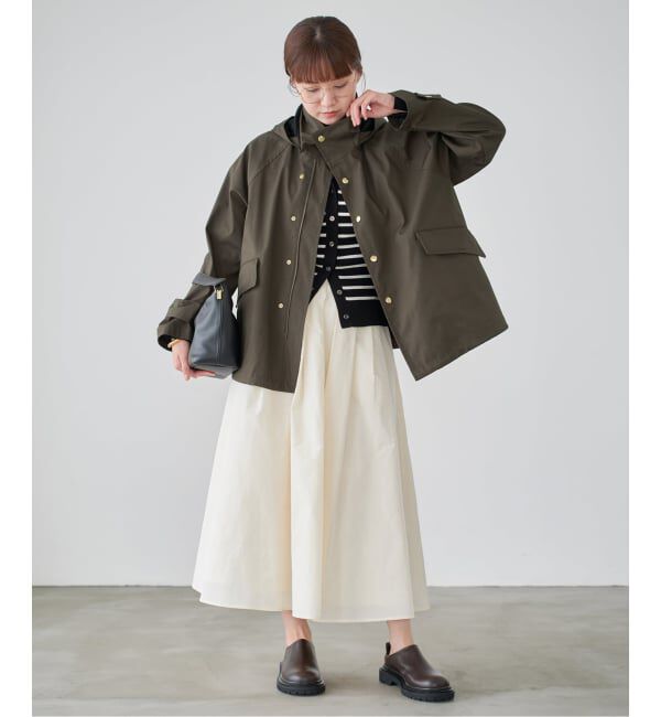 IENA「《一部カラーWEB限定》ボンディングフーデッドブルゾン」|その他|