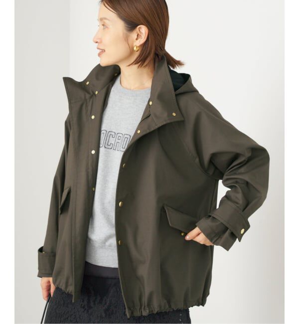 IENA「《一部カラーWEB限定》ボンディングフーデッドブルゾン」|その他|