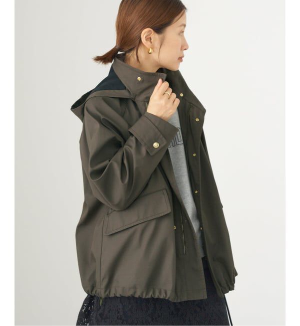 IENA「《一部カラーWEB限定》ボンディングフーデッドブルゾン」|その他|