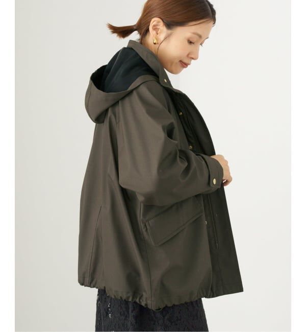 IENA「《一部カラーWEB限定》ボンディングフーデッドブルゾン」|その他|