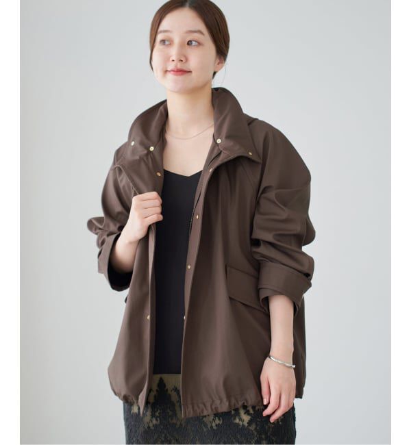 IENA「《一部カラーWEB限定》ボンディングフーデッドブルゾン」|その他|