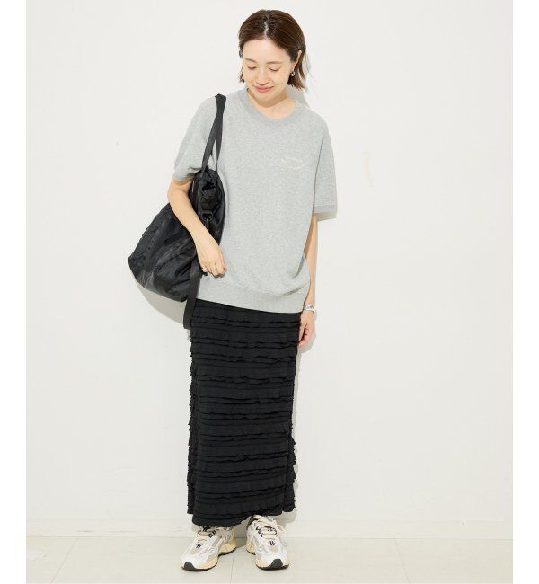 SLOBE IENA「《WEB限定/追加3》フリルカットソータイトスカート」|スカート|