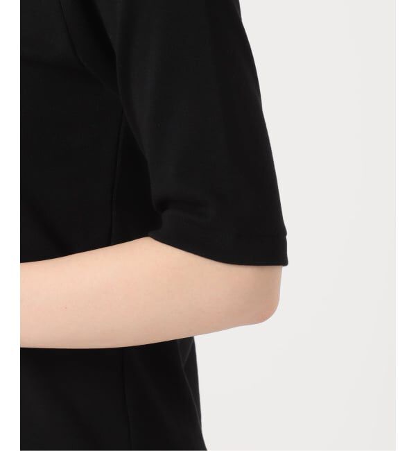 IENA「《追加2》コットンフライスハーフスリーブプルオーバー」|Tシャツ・カットソー|