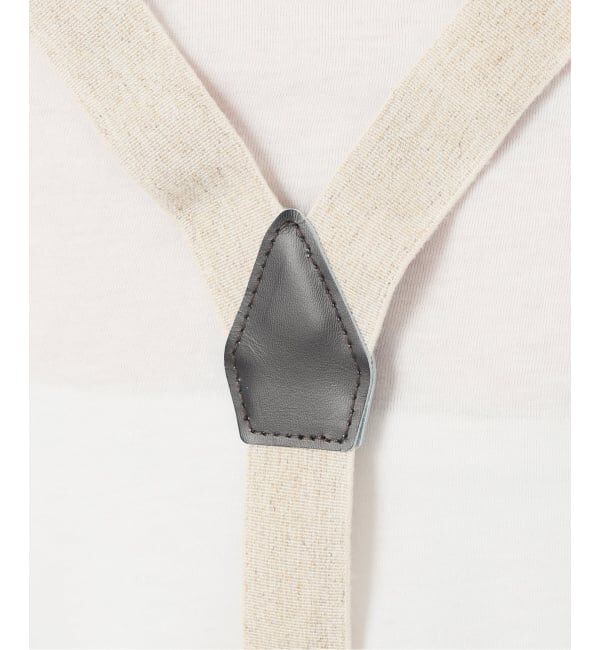 IENA「リネンコンサスペンダーワーカーズスラックス」|スラックス|