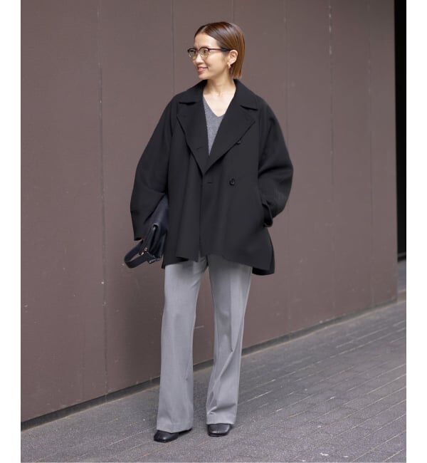 IENA「《WEB限定/追加2》スーパー160ダブルフェイスショートコート」|その他|