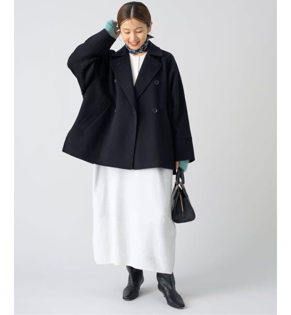 IENA「《WEB限定/追加2》スーパー160ダブルフェイスショートコート」|その他|