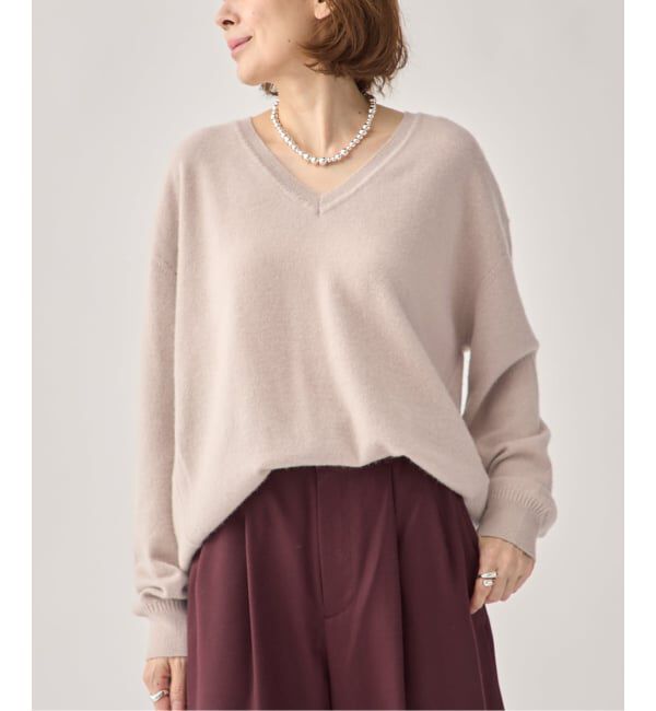VERMEIL par iena「Cashmere100 Vネック knit」|ニット・セーター|