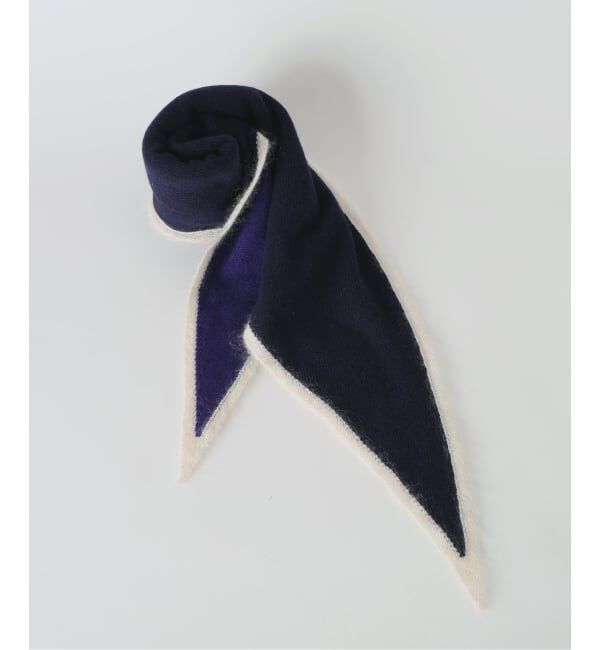 IENA「ASAUCE MELER/アソースメレ TRICOLOR SCARF スカーフ AM25FSC266」|バンダナ・スカーフ|