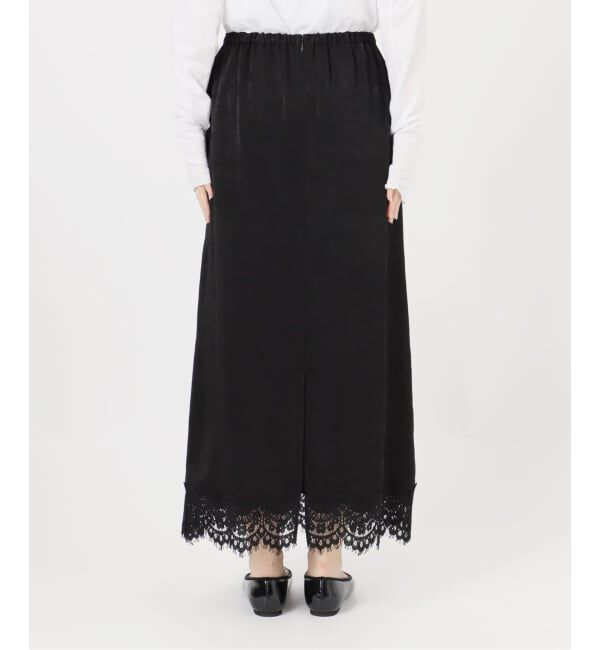 IENA「サテンレーススカート」|スカート|