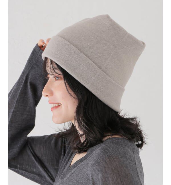 IENA「La Maison de Lyllis/メゾンドリリス BOXKNIT 帽子 2253031」|ニット帽|