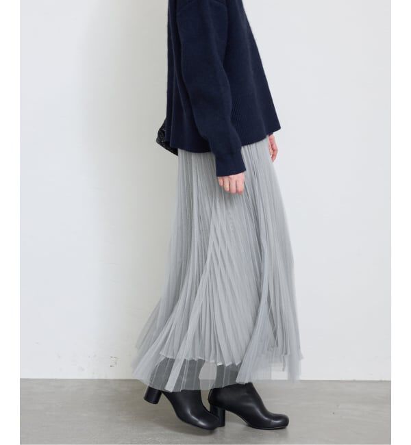 SLOBE IENA「《追加》リバーシブルプリーツスカート」|スカート|