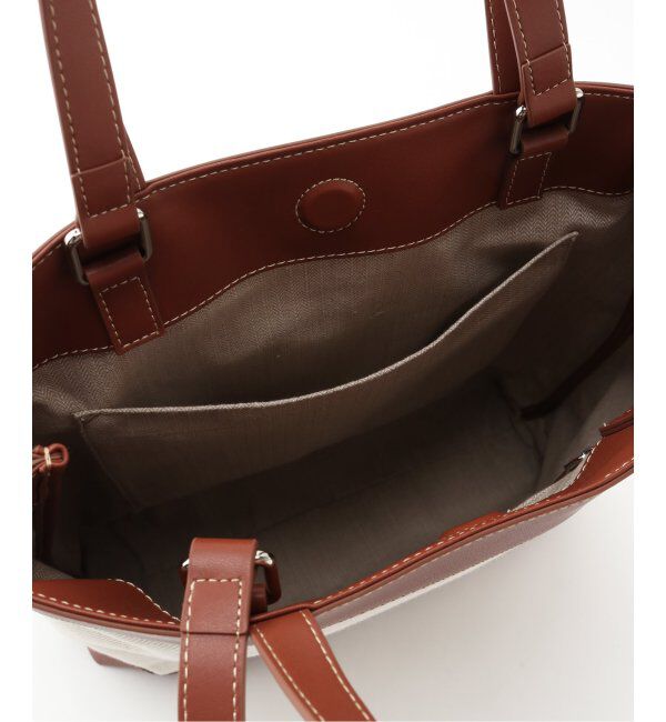 EDIFICE「【the dilettante / ザ ディレッタント】Alas キャンバスコンビトートバッグ」|トートバッグ|