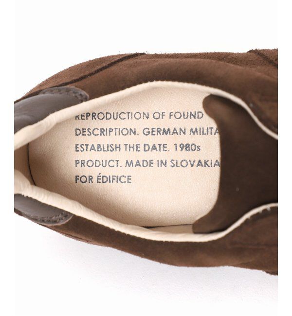 EDIFICE「REPRODUCTION OF FOUND 別注 GERMAN MILITARY TRAINER」|スニーカー|