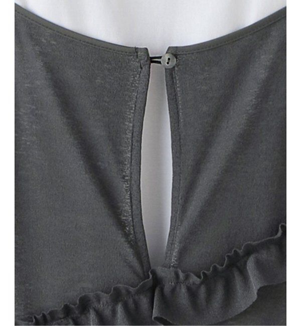 Oriens JOURNAL STANDARD「シアーフリルキャミソールワンピース」|ワンピース|