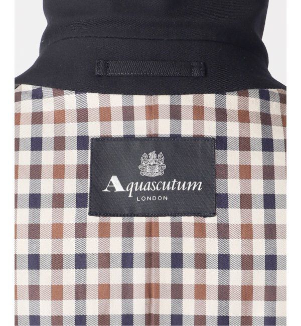 JOURNAL STANDARD「Aquascutum for JOURNAL STANDARD EX WOOL GABARDINE BALMACHAN COAT」|ステンカラーコート|