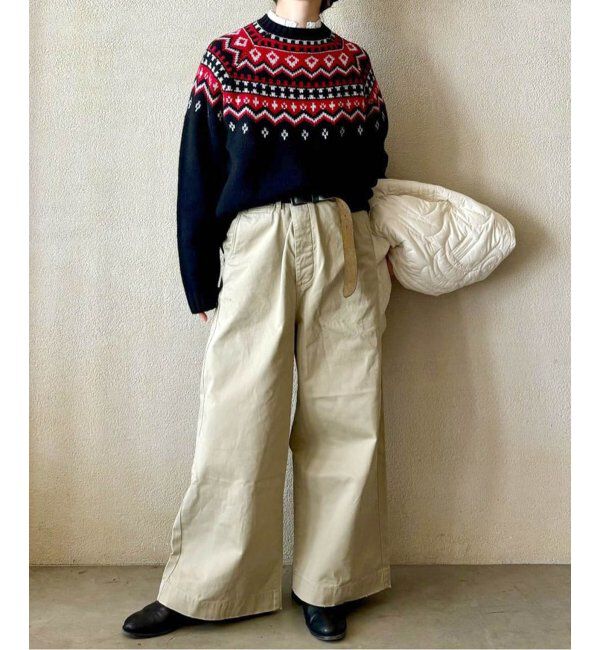 journal standard luxe「ドライワッシャー ワイドチノ」|チノ|