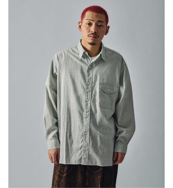 J.S.Homestead「J.S.Homestead / オーガニックポプリン 1フラップシャツ」|シャツ・ブラウス|