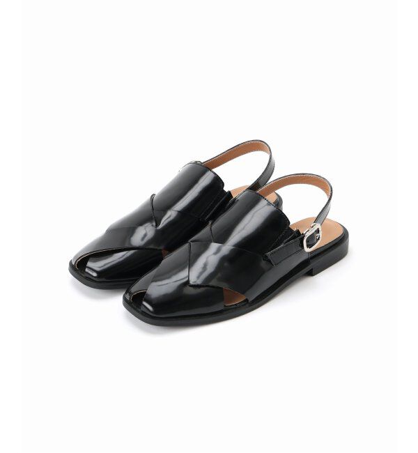 JOURNAL STANDARD relume「【VELETTO/ヴェレット】 スクエアトゥストラップサンダル」|サンダル|