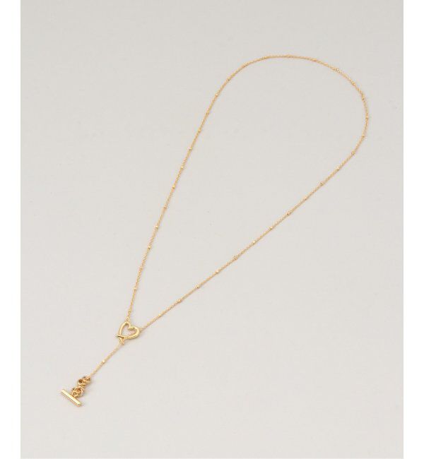 Oriens JOURNAL STANDARD「【LAPUIS /ラピュイ】Line Coil Heartネック A 243-220105」|ネックレス|