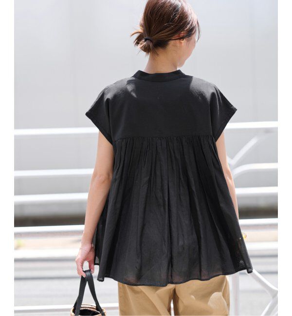 JOURNAL STANDARD relume「《追加》手洗い可 / ボイルピンタックフレンチブラウス」|シャツ・ブラウス|