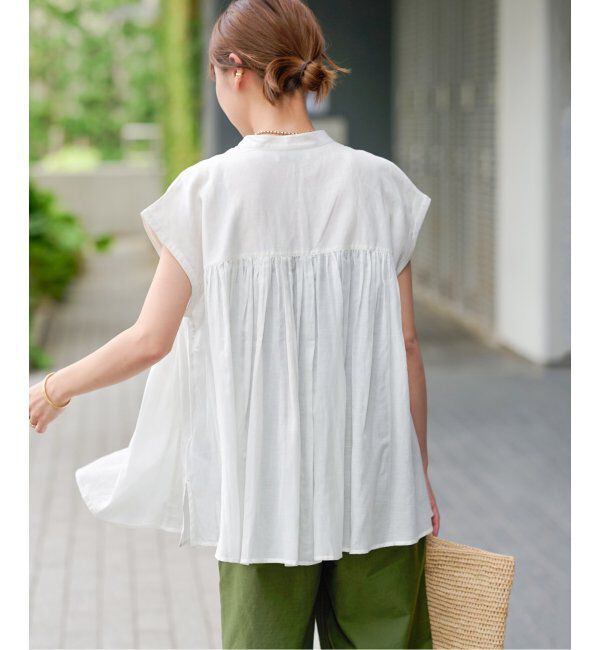 JOURNAL STANDARD relume「《追加》手洗い可 / ボイルピンタックフレンチブラウス」|シャツ・ブラウス|