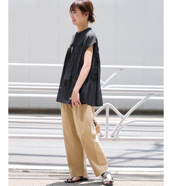 JOURNAL STANDARD relume「《追加》手洗い可 / ボイルピンタックフレンチブラウス」|シャツ・ブラウス|