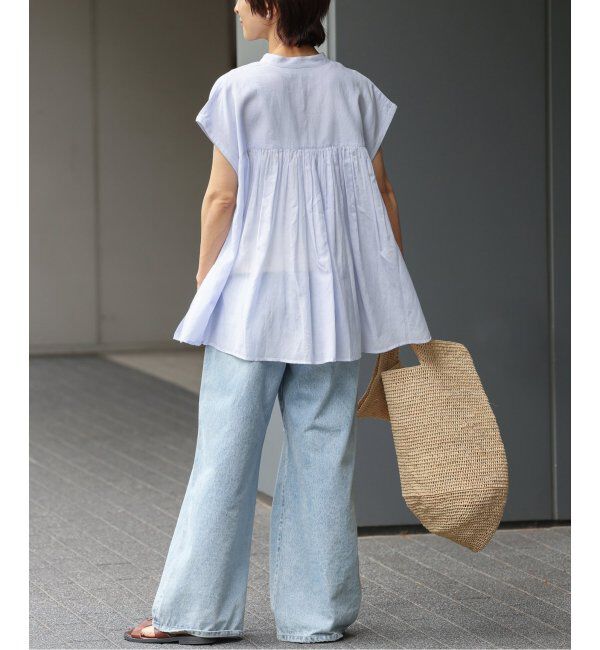 JOURNAL STANDARD relume「《追加》手洗い可 / ボイルピンタックフレンチブラウス」|シャツ・ブラウス|