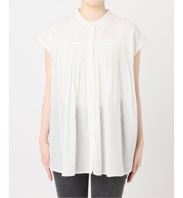 JOURNAL STANDARD relume「《追加》手洗い可 / ボイルピンタックフレンチブラウス」|シャツ・ブラウス|