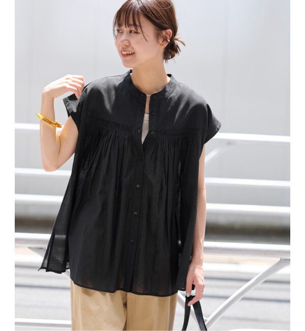 JOURNAL STANDARD relume「《追加》手洗い可 / ボイルピンタックフレンチブラウス」|シャツ・ブラウス|