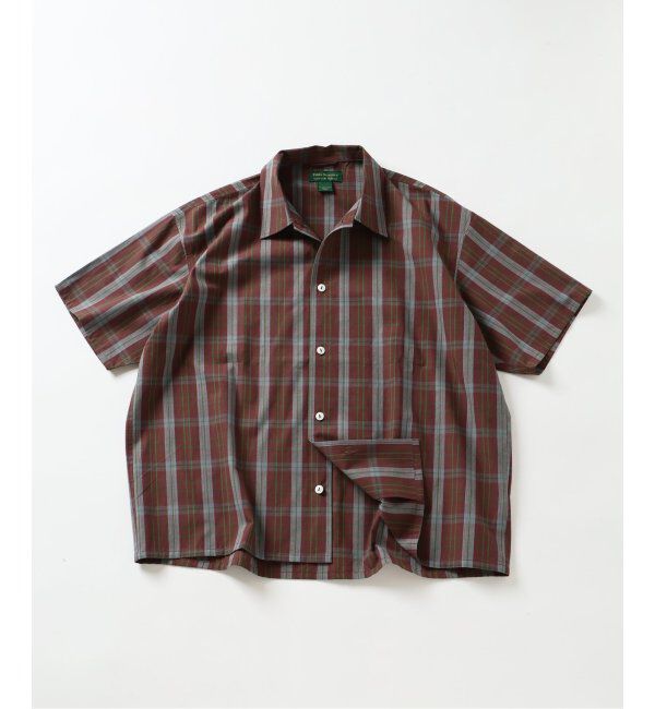 JOURNAL STANDARD relume「INDIA / ラウンド ジャガード レギュラー カラー シャツ &ldquo;インド製&rdquo;」|シャツ・ブラウス|ブラウン