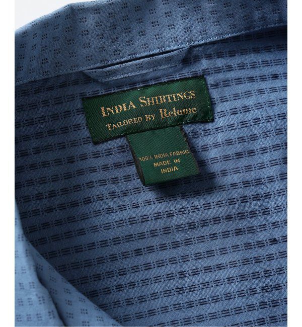 JOURNAL STANDARD relume「INDIA / ラウンド ジャガード レギュラー カラー シャツ &ldquo;インド製&rdquo;」|シャツ・ブラウス|