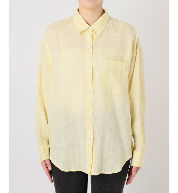 JOURNAL STANDARD relume「《追加》手洗い可 / カラーリネンオーバーサイズシャツ」|シャツ・ブラウス|