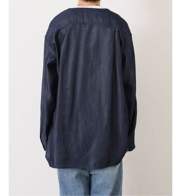 journal standard luxe「リヨセルデニム Vネックシャツ」|シャツ・ブラウス|