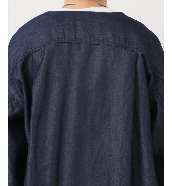 journal standard luxe「リヨセルデニム Vネックシャツ」|シャツ・ブラウス|