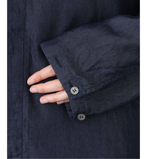 journal standard luxe「リヨセルデニム Vネックシャツ」|シャツ・ブラウス|