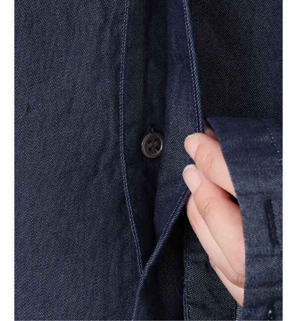 journal standard luxe「リヨセルデニム Vネックシャツ」|シャツ・ブラウス|