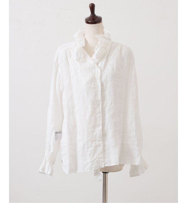 journal standard luxe「《追加》フレンチリネン フリルパフブラウス」|シャツ・ブラウス|