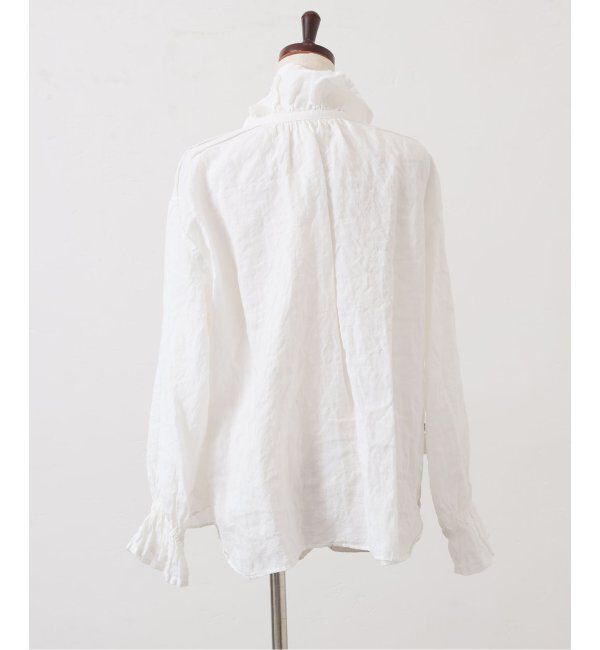 journal standard luxe「《追加》フレンチリネン フリルパフブラウス」|シャツ・ブラウス|