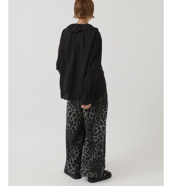 journal standard luxe「《追加》フレンチリネン フリルパフブラウス」|シャツ・ブラウス|