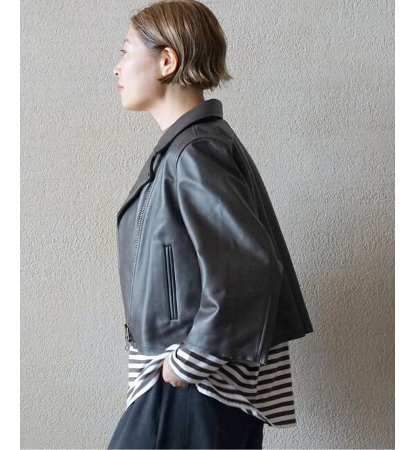 journal standard luxe「レザー ショートライダースジャケット」|ライダースジャケット|