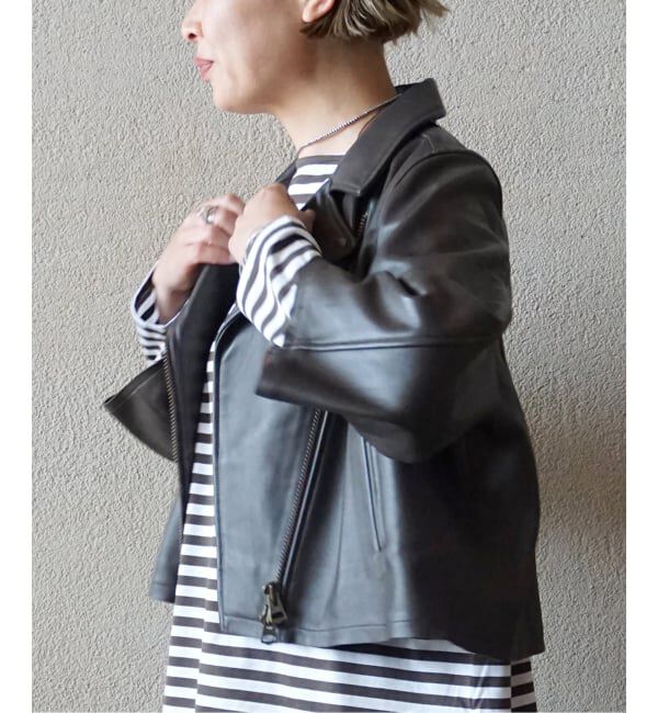 journal standard luxe「レザー ショートライダースジャケット」|ライダースジャケット|