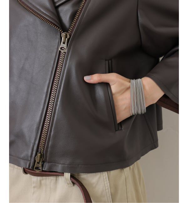 journal standard luxe「レザー ショートライダースジャケット」|ライダースジャケット|