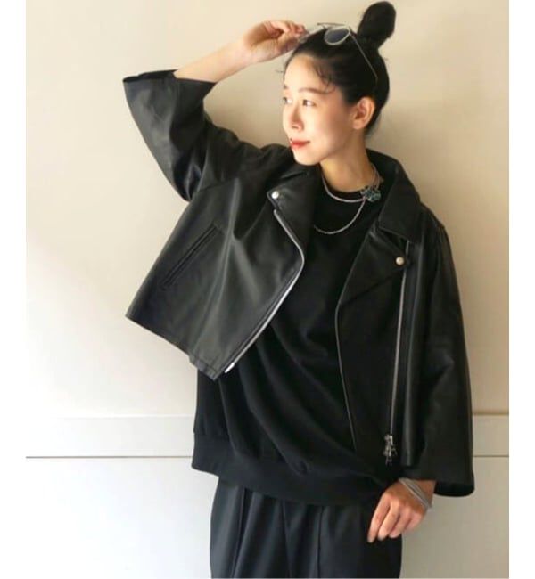 journal standard luxe「レザー ショートライダースジャケット」|ライダースジャケット|