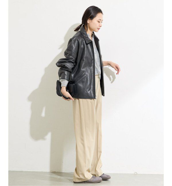 JOURNAL STANDARD「別注【Schott/ショット】LEATHER TRACKER JACKET SMU」|ライダースジャケット|