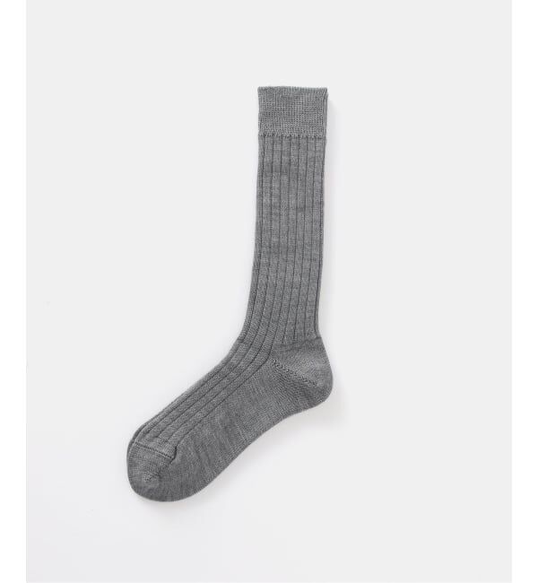 JOURNAL STANDARD「【GLEN CLYDE/グレンクライド】 WOOLリブSOX」|ソックス|グレー