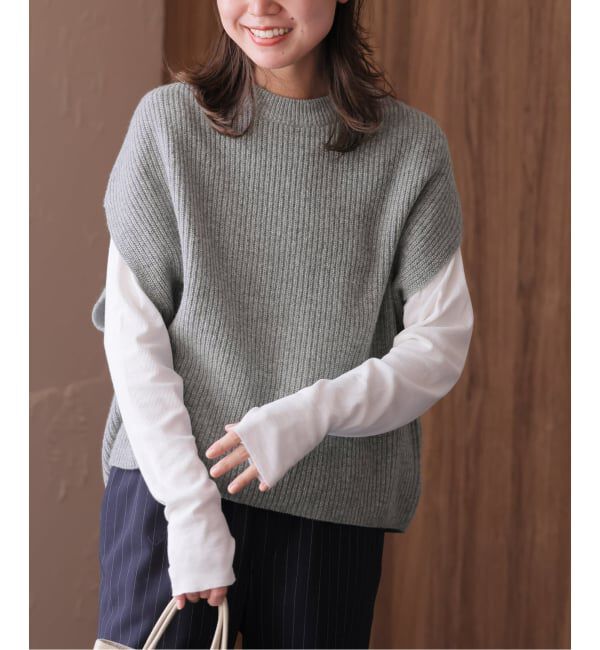 DOUBLE RL ウールハミルトンベスト　S 美品 追加2》ハミルトンウール畔ベスト（JOURNAL STANDARD relume）｜ルミネ