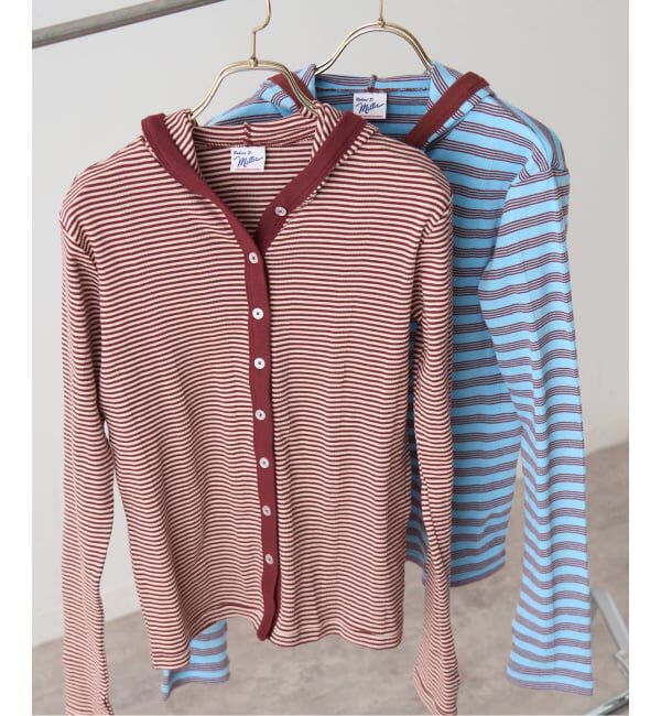 JOURNAL STANDARD「《予約》別注【MILLER/ミラー】 for JOURNAL STANDARDフードリブカーデ」|Tシャツ・カットソー|ピンク