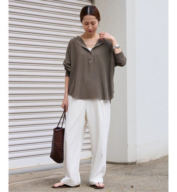 FRAMeWORK「サーフニットヘンリーTee」|Tシャツ・カットソー|