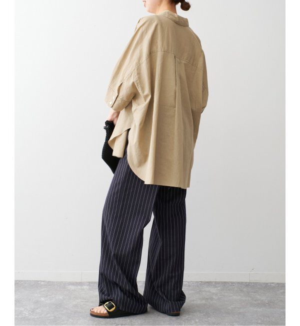 Spick and Span「コットンリネンドルマンスリーブシャツ」|シャツ・ブラウス|