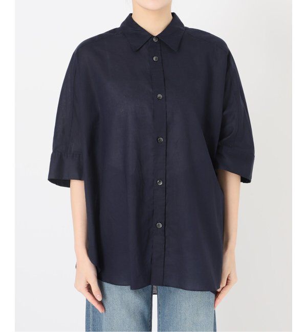 Spick and Span「コットンリネンドルマンスリーブシャツ」|シャツ・ブラウス|